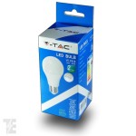 LED Bulb - 5W E27 A60 Thermoplastic Warm White/4500K/white 195° 470 lm